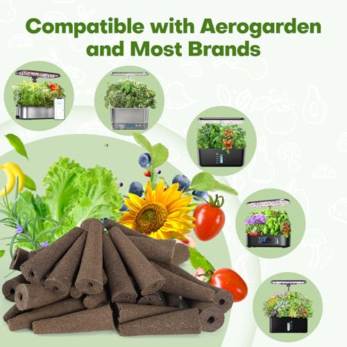166PCS Hydroponic Pods Herb Kit: Grow Anything Kit With 600ml A&B Plant Food, 40 Grow Sponges, 40 Baskets, 40 Domes, 40 Labels, 1 Tweezer - Hydroponics Supplies for Aerogarden & Most Brand - view 2