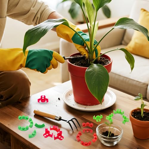 120Pcs Plant Training Clips, Lst Clips for Low Stress Training Plant Stem Support, 90 Degree Angle Plant Clips， Plant Climbing Wall Clips for Plant Gardening Trellis Growth - view 5