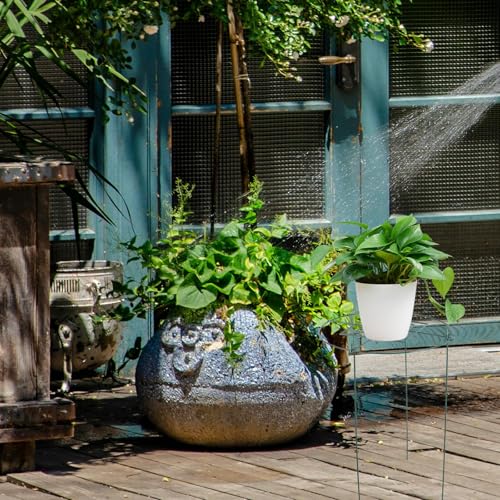 Metal Plant Trellis Support Rack Green Garden Frame for Climbing Vines - view 7