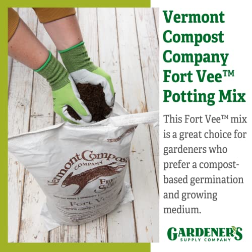 Fort Vee - Organic Potting Soil Mix | High-Nutrient Compost-Based Soil for Indoor & Outdoor Container Seed Starting, Plants & Vegetables Organic Gardening | 2 Pack - 40 Quarts - view 2