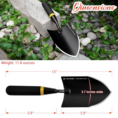 5-Piece Garden Tool Set, Heavy-Duty Stainless Steel Premium Tools - view 3