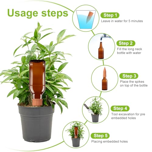 12 Pcs Terracotta Self Watering Spikes for plants - view 4