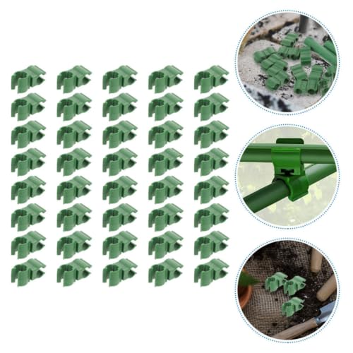 40pcs Plant Trellis Connector Clip for 11mm Poles Green Plastic - view 7