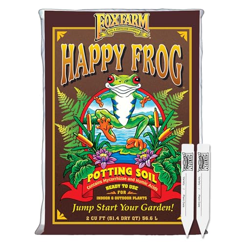 Happy Frog Potting Soil with 2 Plant Tags, 2 cu ft