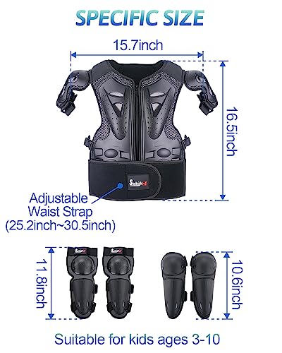 Kids Dirt Bike Armor Suit Chest Protector Ages 3-10 - view 6