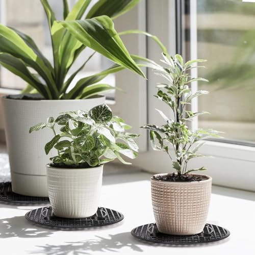15 PCS Plant Level Pot Elevator, 12 inch Plastic Potted Plant Stands, Large Patio Planter Riser Holder, Deck Floor Protector to Prevent Rot Damage, Plant Trivet for Indoor Outdoor Garden - view 6