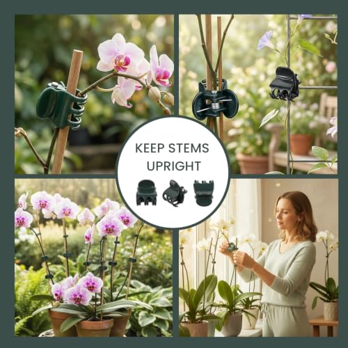 100pcs Standard Orchid Clips, Small Plant Clips for Thin Stem Vines - view 7