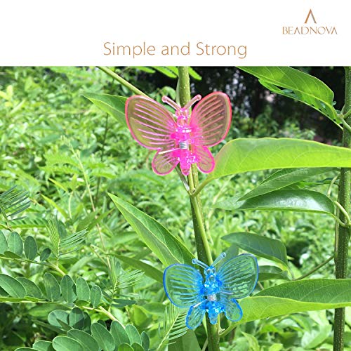 Orchid Clips 30Pcs Butterfly Plant Clips Orchid Support Clips Vine Clips Plant Clips for Support Flower Orchid Vine (Mix Color, 30PCS) - view 4