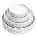 24 Pack Plastic Plant Saucer, Heavy Duty Plant Trays for Pots, Wave Plant Water Catcher Tray for Indoor Outdoor Home Garden Plants (6 Inch/ 8 Inch/ 10 Inch/ 12 Inch)