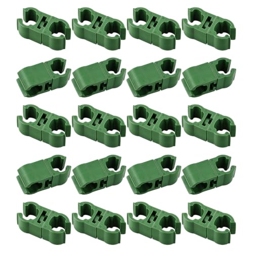 50pcs Plant Trellis Connectors Plastic Reusable Clips