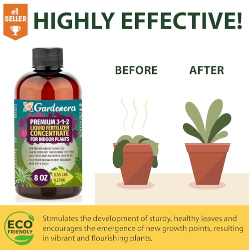 Premium Liquid Bonsai Plant Fertilizer - 3-1-2 Concentrate for Indoor Plants and Flowers | Organic Plant Food for Bonsai - 8oz - view 3