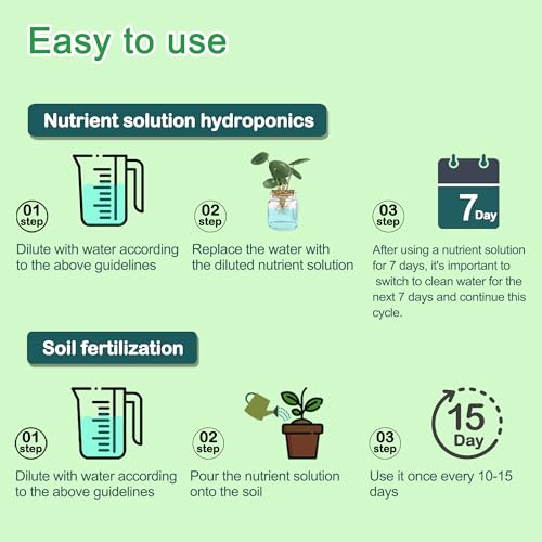 Hydroponic Plant Food, A&B Nutrients 1000ml for Hydroponics System - view 5
