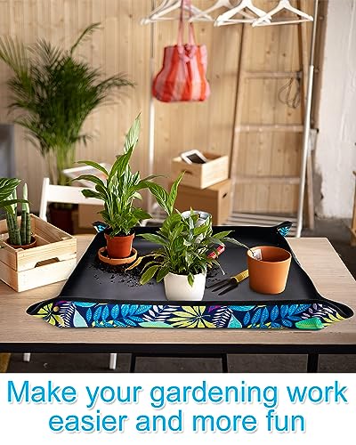 Plant Repotting Mat, Gardening potting mat for Indoor Plants, 29.5"x29.5" - view 6