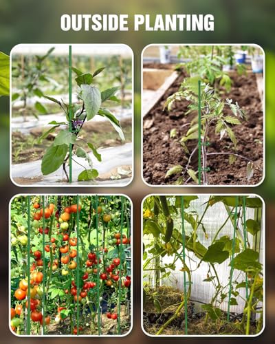 16 Pack 12 & 16 Inch Plant Support Stakes for Indoor & Garden - view 6