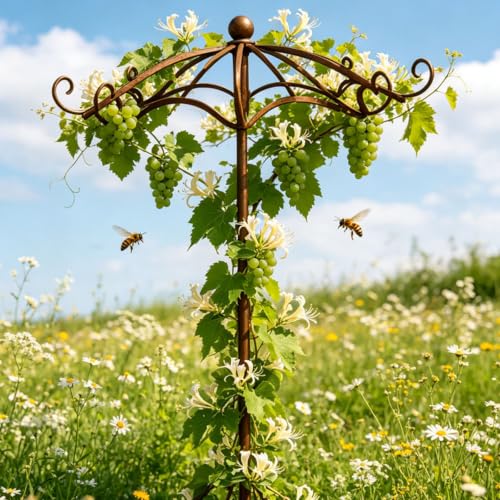 Potted Plant Trellis Umbrella Stake - view 6