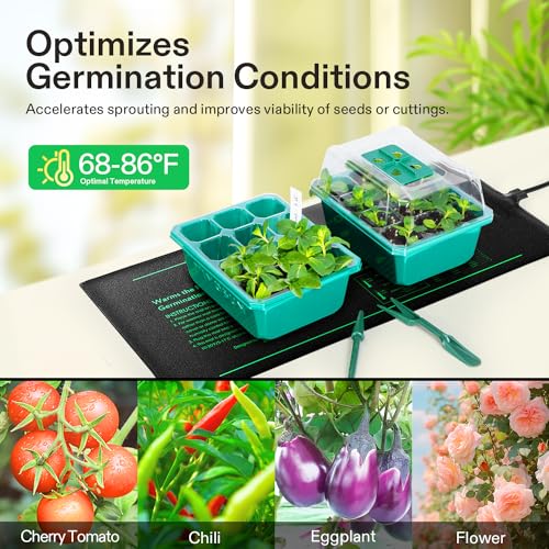 10" x 20.75" Durable Waterproof Seedling Heat Mat - view 5