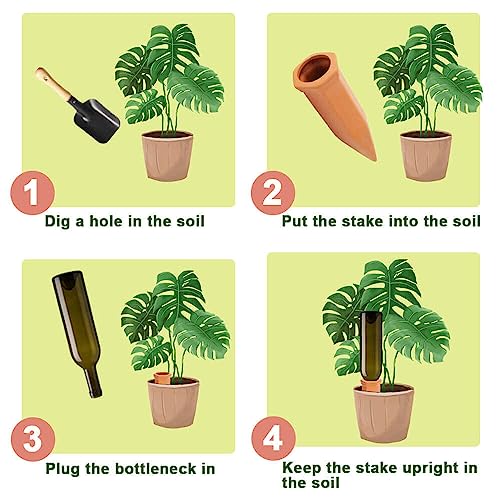 16pcs Terracotta Self Watering Spikes - view 4