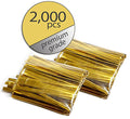Gold Twist Ties - Metallic Twist Ties - Premium Grade - Bulk Value Pack 3" (2000)