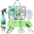 Garden Floral Tool Set with Tote, for Women Plant Lovers
