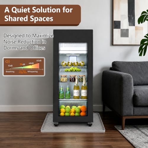 19.7"x19.7"x0.6" Silicone Refrigerator Drip Tray Appliance Mat - view 6