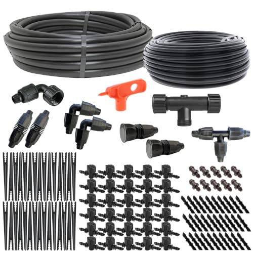 Gravity Feed Drip Irrigation Kit for Dirty Water - Deluxe: 30 Plants