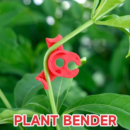 60PCS Plant Training Clips, 90 Degrees Bud Trainer Clips Low Stress Training Clips Bud Bender for Plant Gardening (Red) - view 3