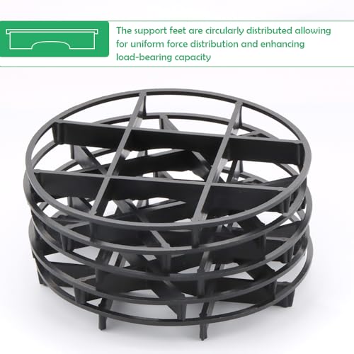 8 Pcs 4.35" Plant Saucer Drainage Rack Stand, Pot Saucer Support Flower Pot Level Feet Support Holder Vase Lifter Bottom Drainer Risers Plants Root Prevention for Indoor Outdoor Garden - view 5