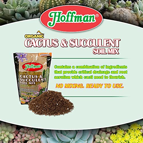 10404 Organic Cactus and Succulent Soil Mix, 4 Quarts, Brown/A - view 3