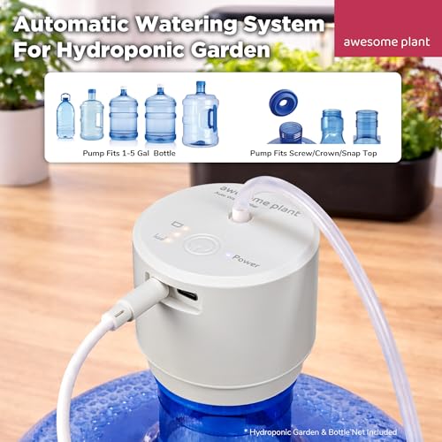 Automatic Watering System for Hydroponics Growing System, Auto Top Off System with Universal Indoor Hydroponic Garden Sensor and Water Jug Pump, Auto Water Refiller for 5 Gallon Bottle - view 3