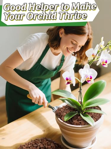 8qt Orchid Bark from New Zealand Pine - 1/2-3/4" Organic Sun-Dried Bark Nuggets Mulch, Breathable Potting Medium for Indoor Plants Root Health - view 5