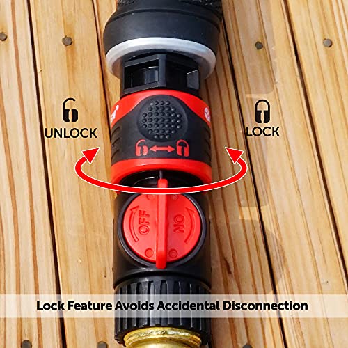 93218 Premium Garden Connect (3 Sets/ 9 Pc) & 95210 Premium Garden Hose Fitting Quick Connect with Water Stop & Lock Feature, 5 pc Set - view 4