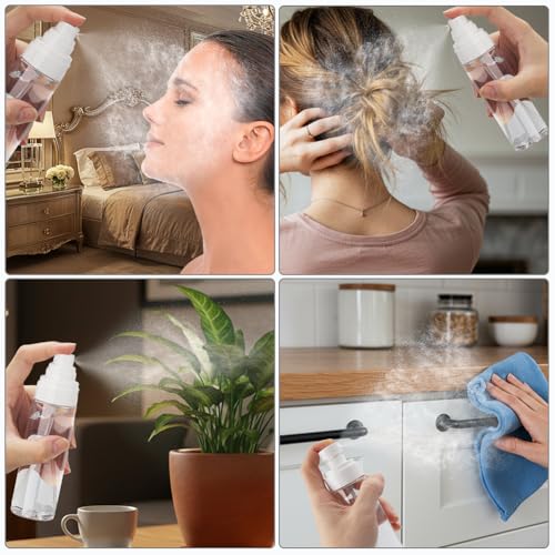 3.5oz/105ml 5 Pack Clear Fine Mist Spray Bottles - view 6