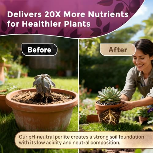 Leaves & Soul Perlite for Plants Medium Grade Perlite 2.2 Qt Soil Additive - view 3