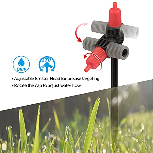 99942 Slow Drip Micro Irrigation Kit | Expandable DIY Watering System for Raised Beds, Containers, Gardens, Greenhouses & Shrubbery - view 6