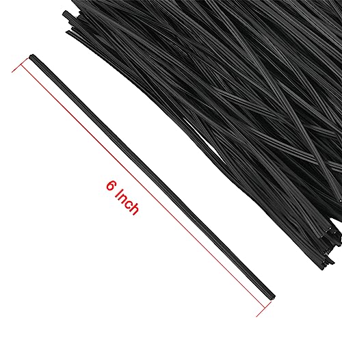 300 Pcs 6 inch Red Plastic Twist Ties, Cable Ties, for Bags, Gardening Tools - view 3