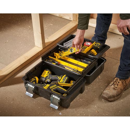 Stanley Fatmax FMST1-71219 Canti Lever Tool Box, Black, 46 x 24 x 31 cm - view 5