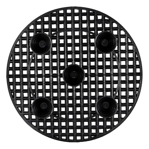 20 PCS 12 Inch Black Plant Level Pot Elevator, Plastic Plant Risers, Round Flower Pot Holder for Indoor Outdoor Gardens Patios Balconies Windowsill - view 4