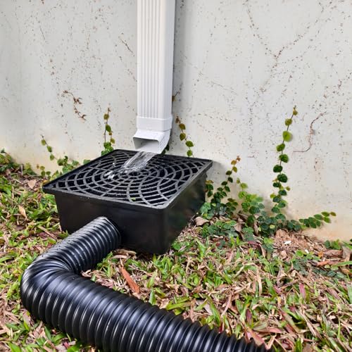 Downspout Catch Basin Gutter Extension with 3"OD Flexible Pipe - view 6