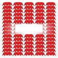 50pcs Plant Benders Trainer Plastic Support Pile Frame Plant Growth Manipulation Tutors Flower Vine Branches Support Clamps(Red)