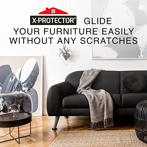 Felt Furniture Sliders for Hardwood Floors 16 PCS 3 ½” - view 6