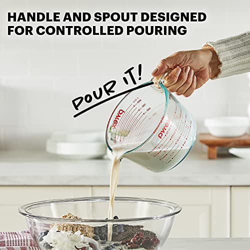 4 Cup Glass Measuring Cup For Baking and Cooking - view 4