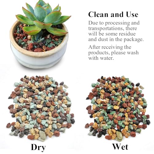 Succulent Cactus Soil Potting Mix, 10 lbs Pebbles for Plants - view 4