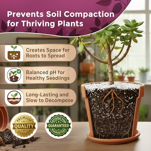 Leaves & Soul Perlite for Plants Medium Grade Perlite 2.2 Qt Soil Additive - view 5