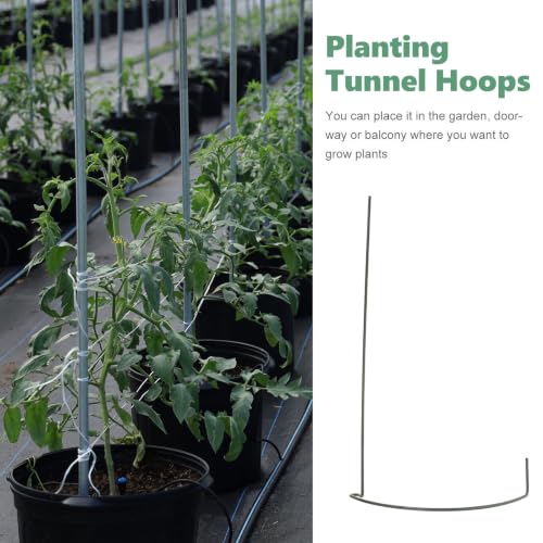 5pcs Green Iron Arc Plant Trellis Support Bracket for Climbing Plants - view 3
