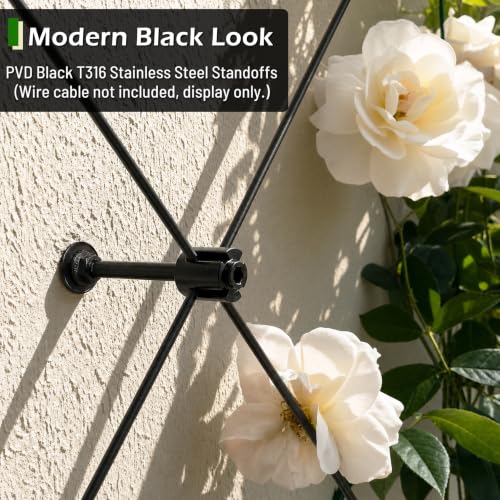 Wire Trellis Kit, 12-Set 1/8” Black Crosshead Hubs, No Cable - view 2