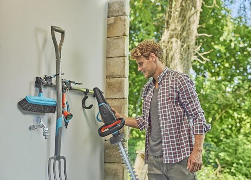 Set of Single Holders and Single Hooks: Brackets for Garden Tools, Extension for Tool Rack Plus, Universal Hook Made from Recycled Materials (3510-20) - view 4
