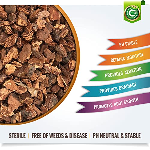Orchid Potting Bark - Made in USA Premium Garden Soil Amendment Mix for Proper Root Development of Phalaenopsis, Cattleyas, Indoor/Outdoor Plants, Reptile Terrarium Bedding & More! (Mini Fir Bark) - view 6