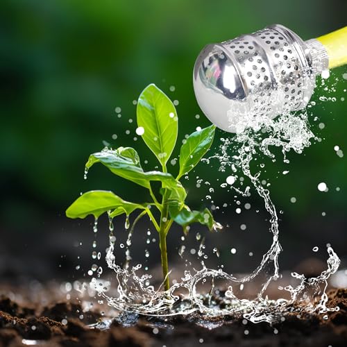 2 Pack Bubbler Sprinkler Heads, Aluminum Diffuser Flood Nozzle for Delicate Watering, Gentle Garden Metal Watering Soaker Sprinkler for Plants Garden Lawn Yard - view 5