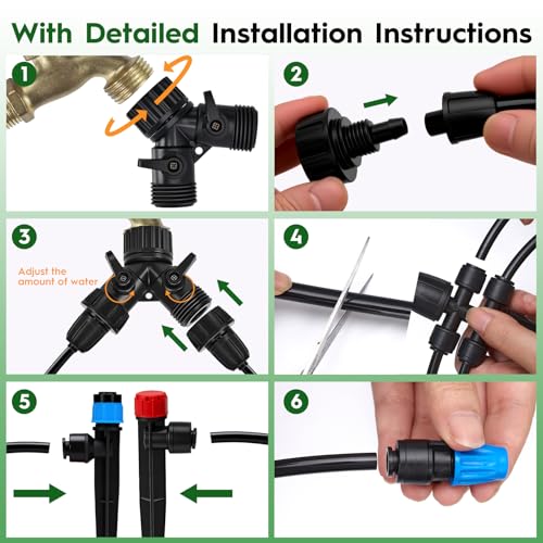 200FT Quick-Connect Drip Irrigation System - view 6