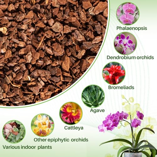 8OZ Orchid Bark Planting Soil - Orchid Potting Mix (5-12 MM) - view 4